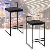 【Design elegante】: questi sgabelli da bar combinano lo stile elegante e classico, perfetti per l'uso commerciale e domestico, in particolare in bar, soggiorni, cucine, caffetterie, mercati, banconi, ecc.