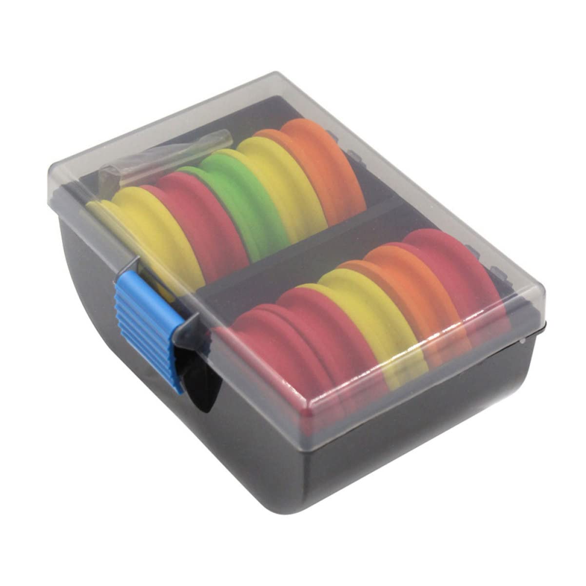 BESTonZON 10Pcs Fishing Line Winders Organizer Mixed Color Plastic Spools Winding Board Durable Fishing Rigging Accessories for Management for Fishing Enthusiasts