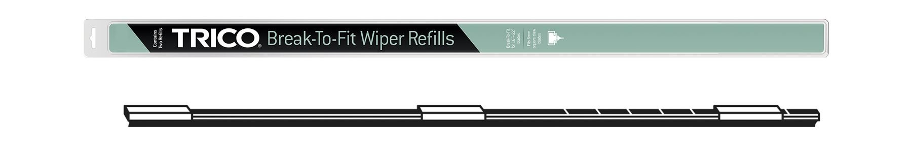 Trico47-700 7mm Break to Fit Narrow Refill - 15" to 22" (Sold as Pair)