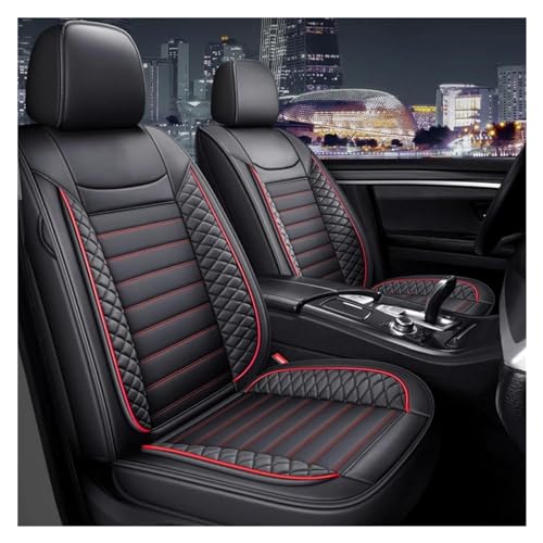 Housse de siège de voiture pour INFINITI FX35 Q50 QX60 noir rouge 5 places