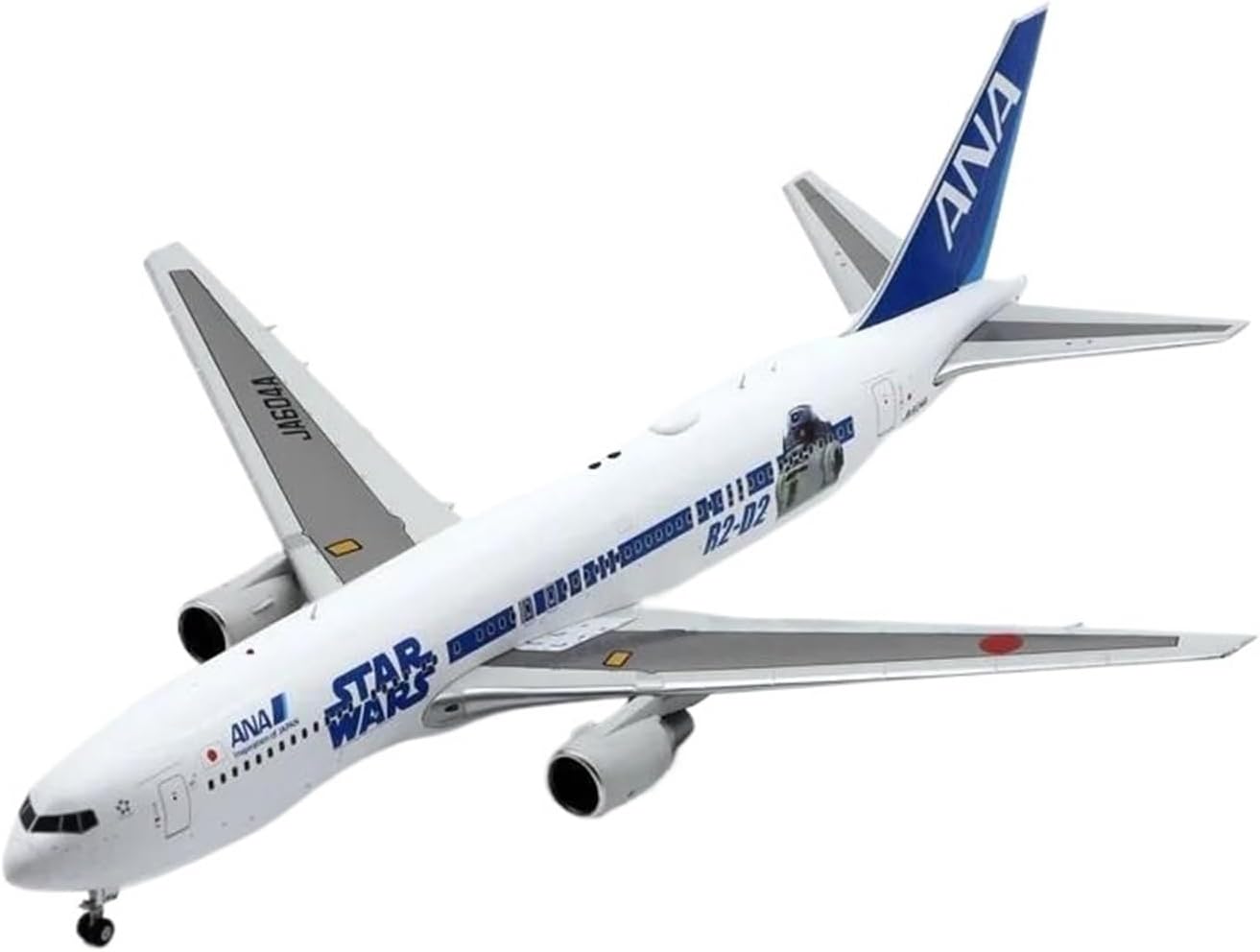Miniature Scale 1 200 for ANA StarAlliance Boeing B767-300ER Aircraft Model Home Office Desk Decoration Finished Toys Flying Toy Game Kits