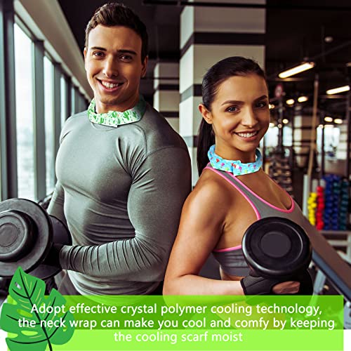 Image of Geyoga Cooling Neck Wraps Cooling Scarf Wrap Bandanas for Summer Women Men Walking Riding Outdoor