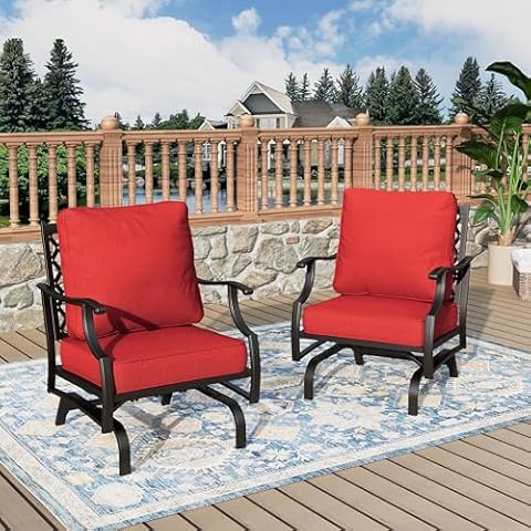 MIXPATIO Rocking Patio Chairs Set Cover