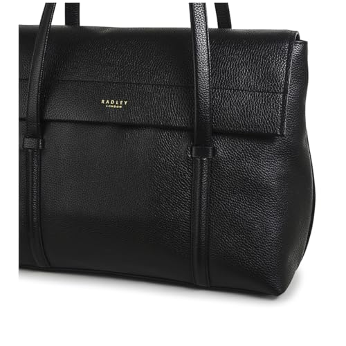 Image of RADLEY London Rivington Women's Medium Leather Flapover Workbag, Black
