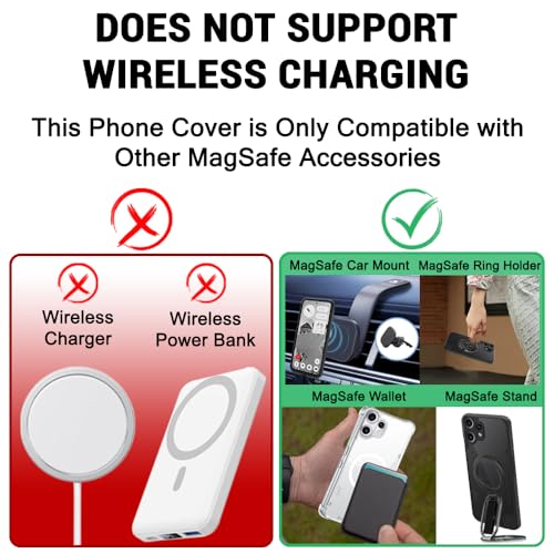 Image of TheGiftKart Hybrid Shockproof Back Cover Case for CMF By Nothing Phone 2 Pro 5G Compatible with MagSafe | Hard Cover for Nothing CMF Phone 2 Pro (PC & TPU, Translucent Smoke Matte Back, Black Sides)