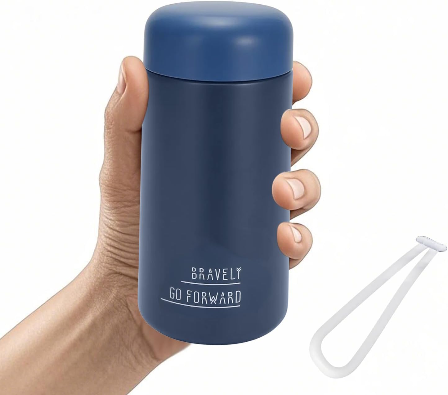 Mini Water Bottle 9oz/270ml, Small Insulated Water Bottle for Hot&Cold Drinks, Stainless Steel Vacuum Cup with Carry Handle, Matte Insulated Sport Tumbler Leak Proof for School Travel Outdoor