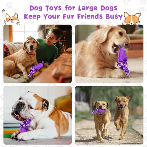 Image of Fuufome Dog Chew Toys for Aggressive Chewers, Tough for Medium Large Breed | Indestructible Nylon for Chewing,Milk Flavor to keep Them Busy,Relieve Boredom