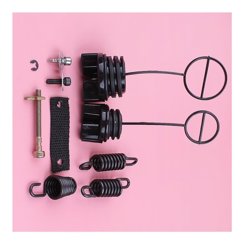 Set di Molle ammortizzatrici AV Buffer Adatte for Tappo Olio 350 351, tendicatena, Candela, Motosega, Ricambio.