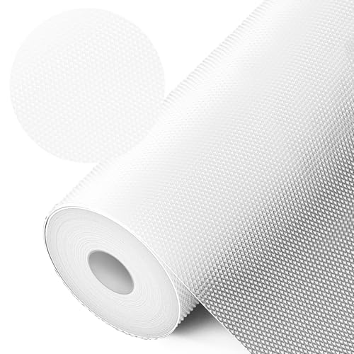 Bcuuozeeing Alfombrilla para cajones de 60 cm x 500 cm, material EVA, impermeable, antideslizante, alfombrilla para cajones, estantes, armario, nevera