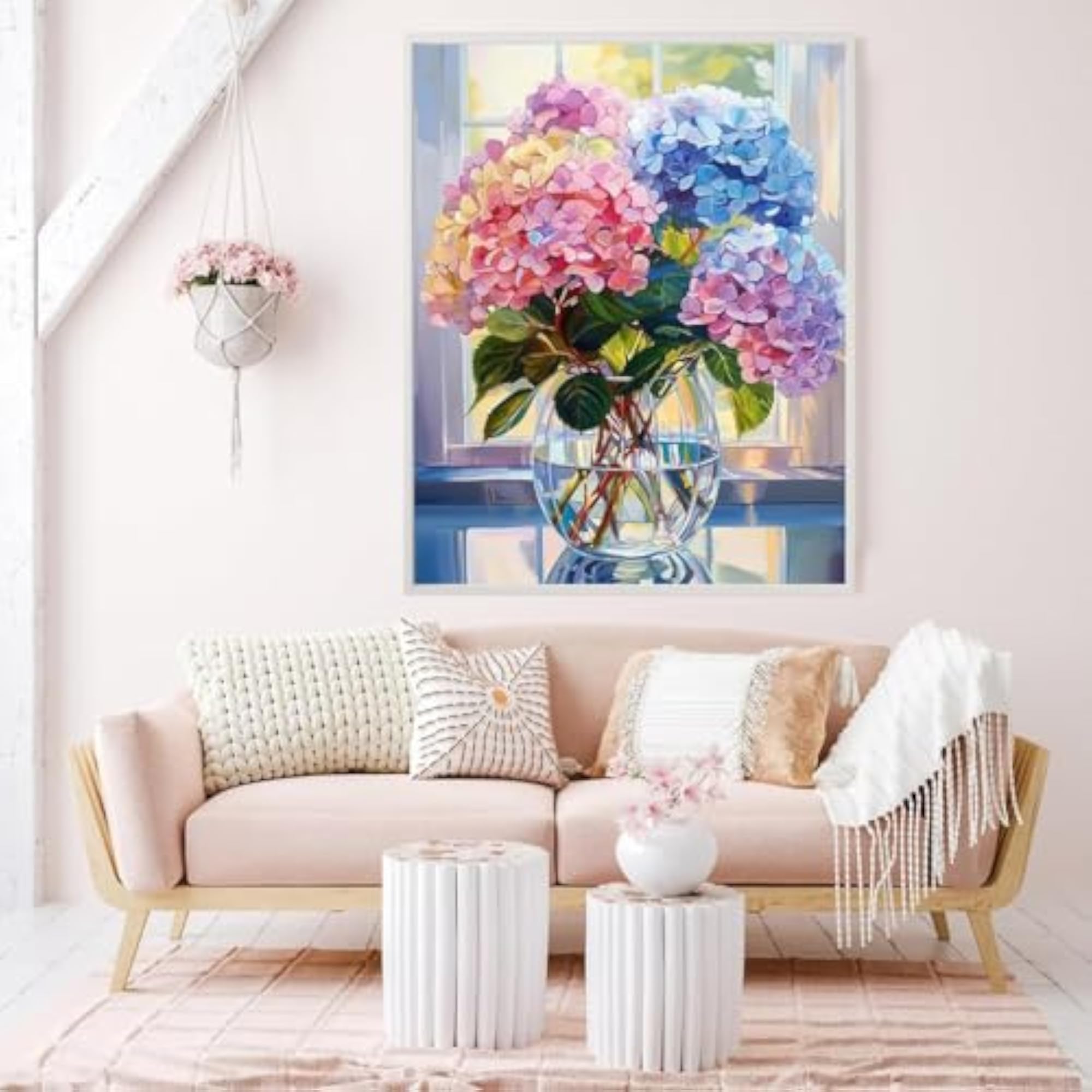 Hydrangea Bouquet Paint by Numbers Kit for Home Decor