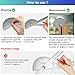 ForoGore Stainless Steel Protractor 180 Degrees Two Arm Ruler Adjustable Angle Protractor Woodworking Ruler Craftsman Angle Measure Tool (30 cm/ 11.8 Inch)