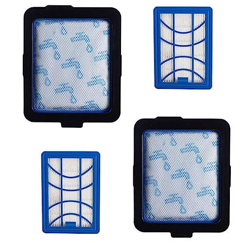 PURexpert Filtre d'entrée lavable Et Filtre sortie Pour Philips PowerPro Expert Aspirateur Sans Sac（Remplacement CP0617,CP0618, FC8003/01,FC6042/01） (1...