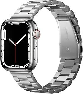 Spigen Modern Fit Strap Band for Apple Watch Ultra 3/2/1(49mm), Series 11/10(46mm), Series 9/8/7(45mm), SE3/SE2/SE/Series...