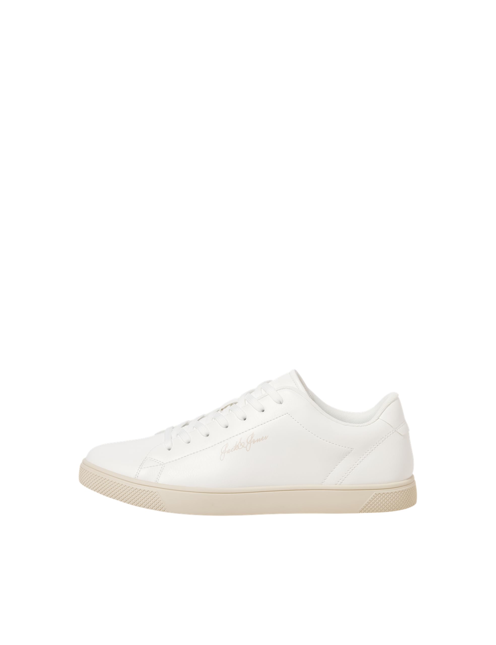 JACK & JONES Sneaker, Jfwbrixton PU Men's Shoes, White, 42 EU
