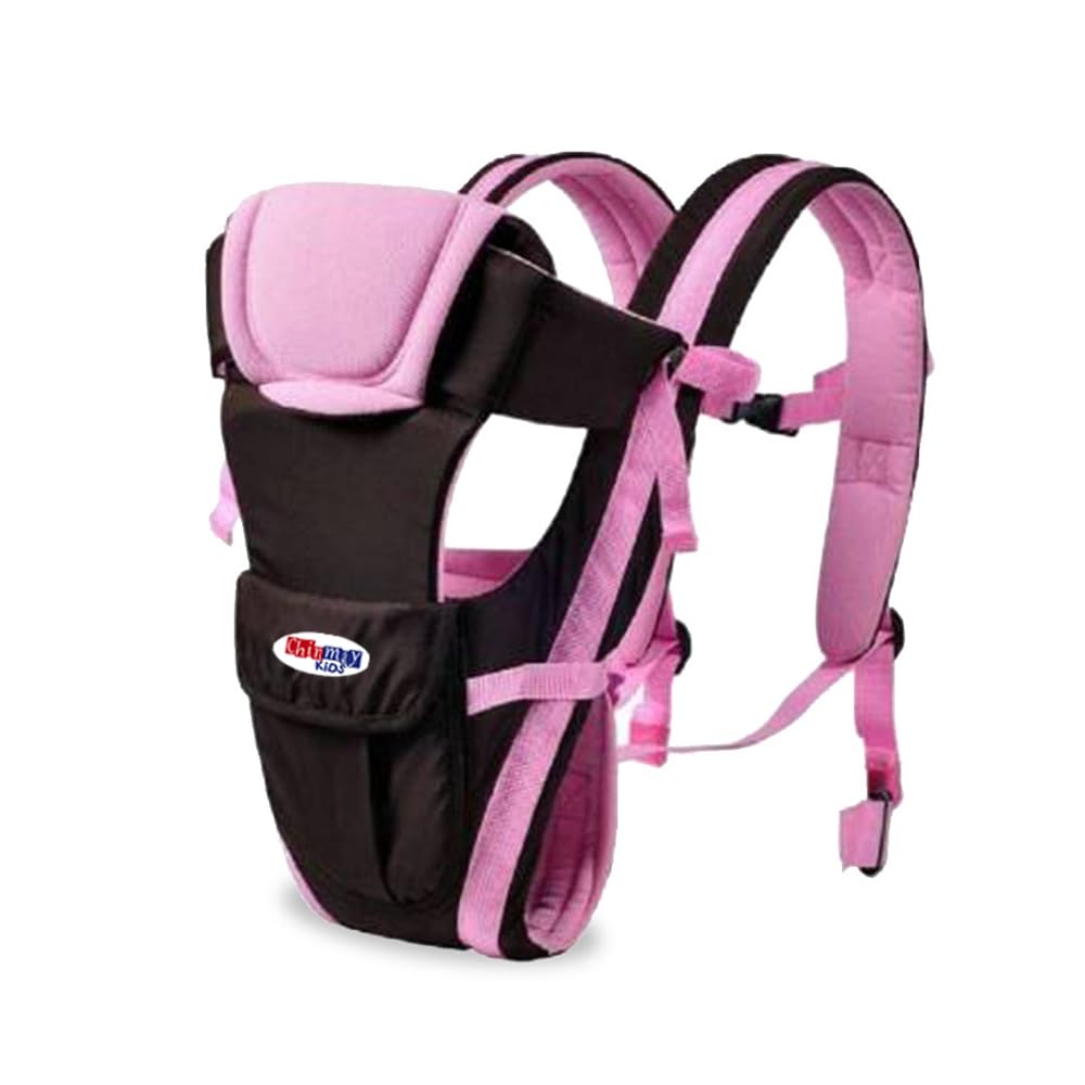 Chinmay Kids Adjustable Baby Carrier Cum Kangaroo Bag/Baby Carry Sling/Back/Front Carrier For Baby With Safety Belt And Buckle Straps For 0-18 Months Baby (Pink), Toddler-image-20