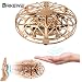 Produktbild Baikewei Mini Drohne für Kinder, UFO Spielzeug RC Fliegender Ball, Hubschrauber Quadrocopter mit LED Licht, Infrarot Induktions Flying Ball Fliegendes Spielzeug für Jungen Mädchen (Gold)