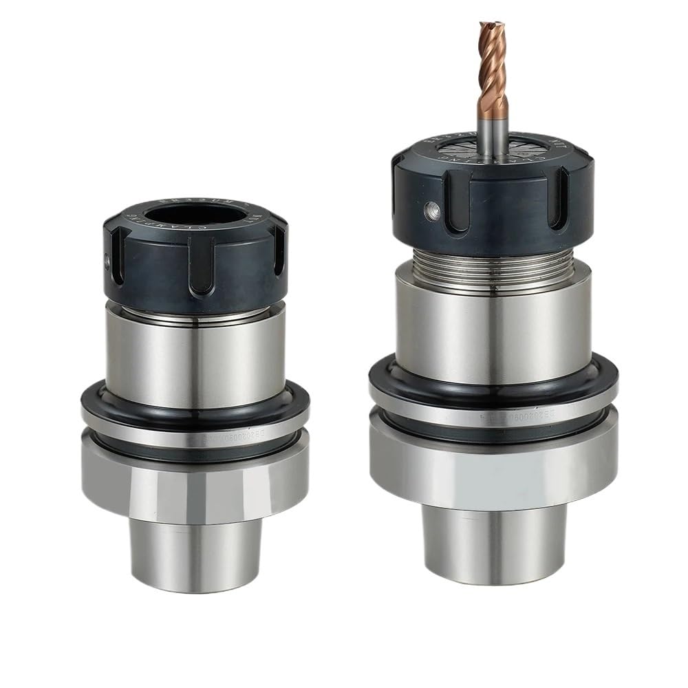 GDGKMFMKAZ HSK63 Tool Holder HSK63F ER20 ER25 ER32 ER40 Engraving Machine Woodworking Machine High Speed High Precision HSK63F Knife Handle Drill Chuck(HSK63F-ER32-70L)