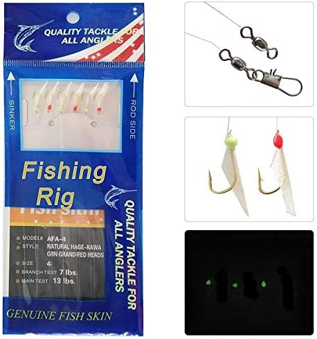 FUSIGO Saltwater Bait Rigs, 10 Packs, 6 Rigs per Pack, photo 2 of 7