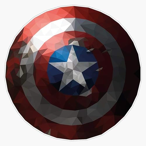 The First Avenger - Adhesivo de vinilo para parachoques de 5 pulgadas