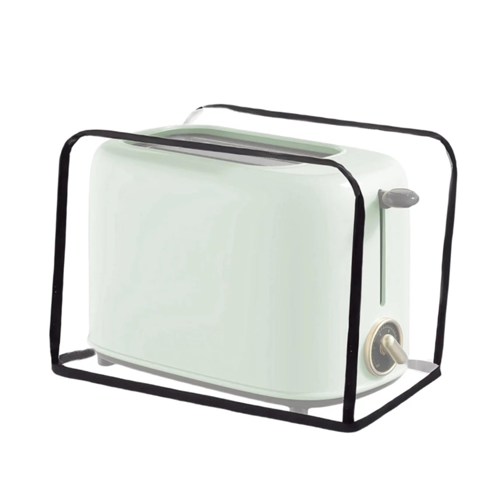 Cubierta para Tostadora 1 Funda for tostadora, decoración del hogar, Accesorios de Cocina, Lavable, Transparente, a Prueba de Polvo. para ElectrodoméSticos De Cocina Tostadores