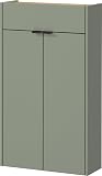 Germania Armoire Polyvalente Suspendue 1397-629 GW-Ameca, en Coloris Vert Taupe/chêne, Profondeur Faible, Optimale dans Les Couloirs Étroits, 56 x 97 x 22 cm (l x h x p) - 1