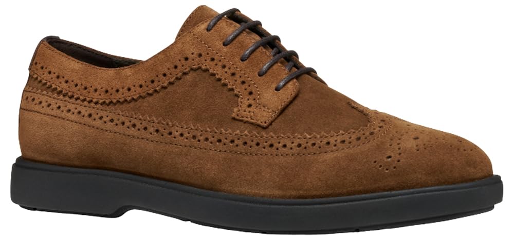Geox Men U Spherica Ec17 Oxford, Brown, 10 UK