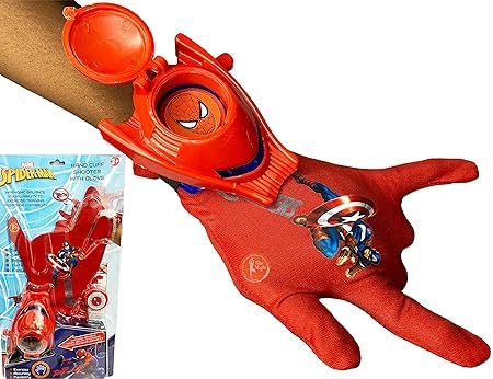IGNIT Spiderman Gloves with Disc Launcher Web Shooter SpidermEMn Action Figure Super Hero Disc Launcher Single Hand Glove Toy Set Spider-MENN (B0C4Q4S7B6) Amazon Price History, Amazon Price Tracker