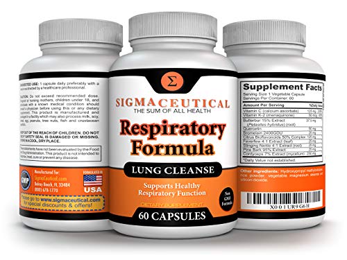 Lung Cleanse for Smokers - Sinus Relief - Allergy Relief – Breathe Clear, Healthy & White - Lung Detox for Smokers - Supplement for Lung Health - 60 Capsules - Thumbnail 2