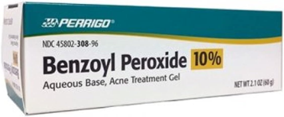10% Benzoyl Peroxide Acne Treatment Gel 2.1 oz