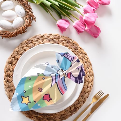 Servilletas de Tela Multicolor Set 6 50.5x50.5 cm miniatura 4