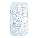 Produktbild kj-vertrieb Schutzhülle, Hard Case für Samsung Galaxy S3 GT-i9300 - Crackled Paint - weiß-violett