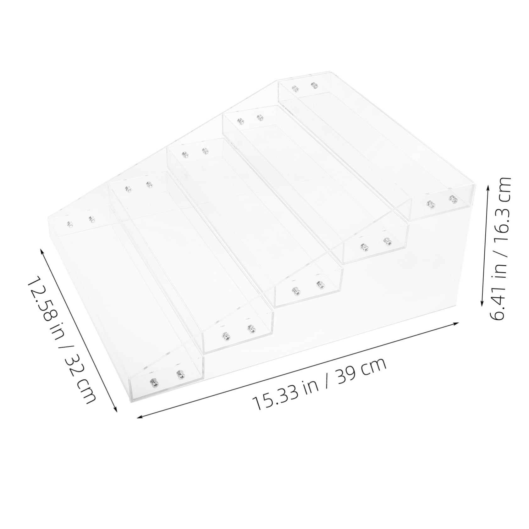SOLUSTRE Flexible Easy to Set up Acrylic Beverage Display Rack for Retail Home Kitchen Use