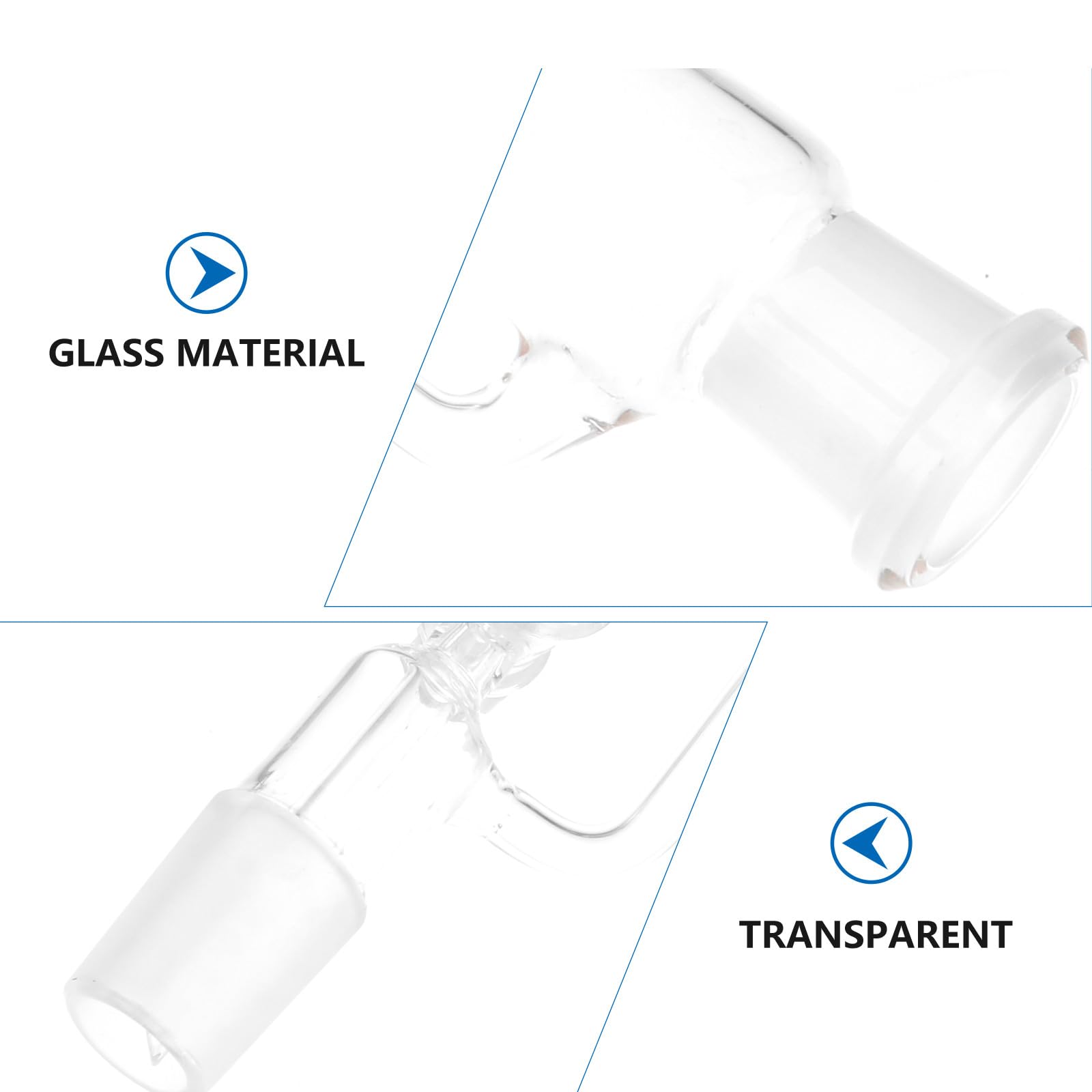 Embudo de Decantación Experimental Cilíndrico para Laboratorio Material Sintético y Alta Durabilidad Química para Separación de Líquidos