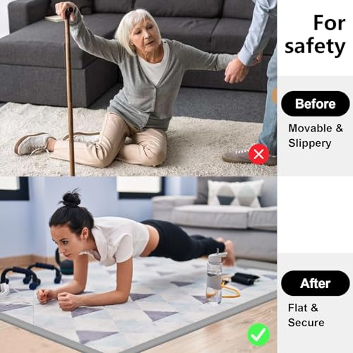 Flexibel PVC Übergangsprofil Selbstklebend Teppiche Kante - Schneidbare Teppich und Boden Übergangsleiste von Teppich zu Fliese Vinylboden Laminat Abschlussleiste Abschlussprofil (Grau, 1M)