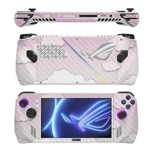 Image of MightySkins Carbon Fiber Skin Compatible with Asus ROG Ally - Baby Clouds | Protective, Durable Textured Carbon Fiber Finish | Easy to Apply