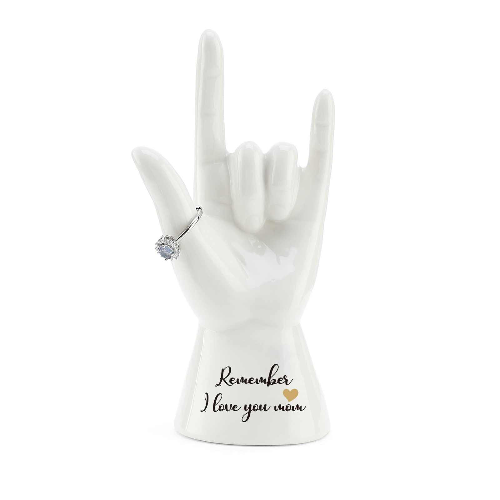 Mothers Day Gifts for Mom Hand Ring Holder-Remember I Love You Mom Gifts，I Love You Gifts
