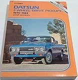 datsun 1983 ficha tecnica  Datsun 2-wheel drive pickups, 1970-1983: Shop manual