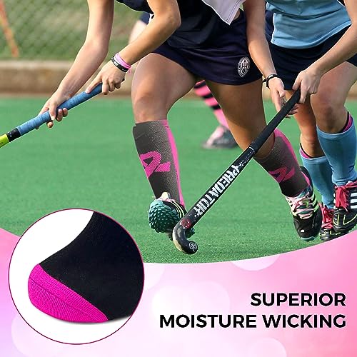 Breast Cancer Awareness Pink Ribbon Hope Socks & Wristbands Set4