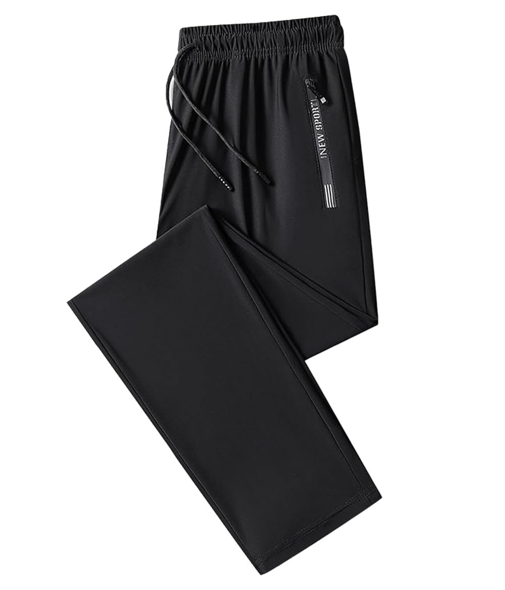 MAVQX Unisex Stretchactive Quick Drying Ultra Stretch Pants for Hiking, Camping and so on?Slim Fit Athletic Pants (US, Alpha, 3X-Large, Regular, Regular, Black Straight)