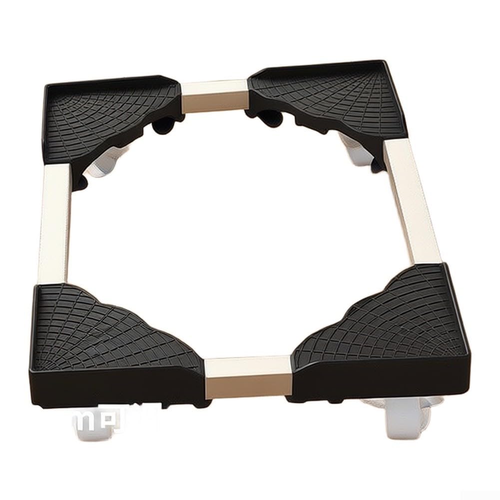Base Mobile con Ruote per Mobili Pesanti Regolabile(Black)