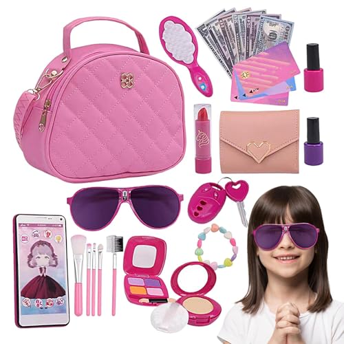 Bolso de mano de juego para niñas con kit de 27 piezas interactivo para simulación