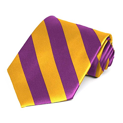 Image of tiemart Men's Striped Tie Standard Length