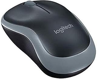 Logitech M185 - Raton inalámbrico, Gris