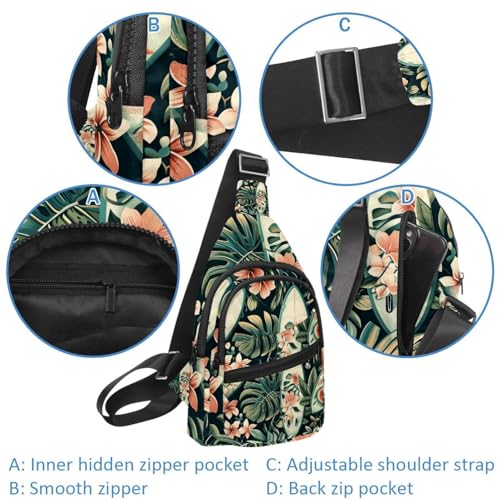 Mochila cruzada de sandía multicolor con correa ajustable 2