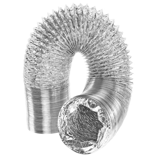 SPARES2GO Universelles Entlüftungs-Kondensator-Set aus Aluminium mit 3 Adaptern für Wäschetrockner (1,4 m)