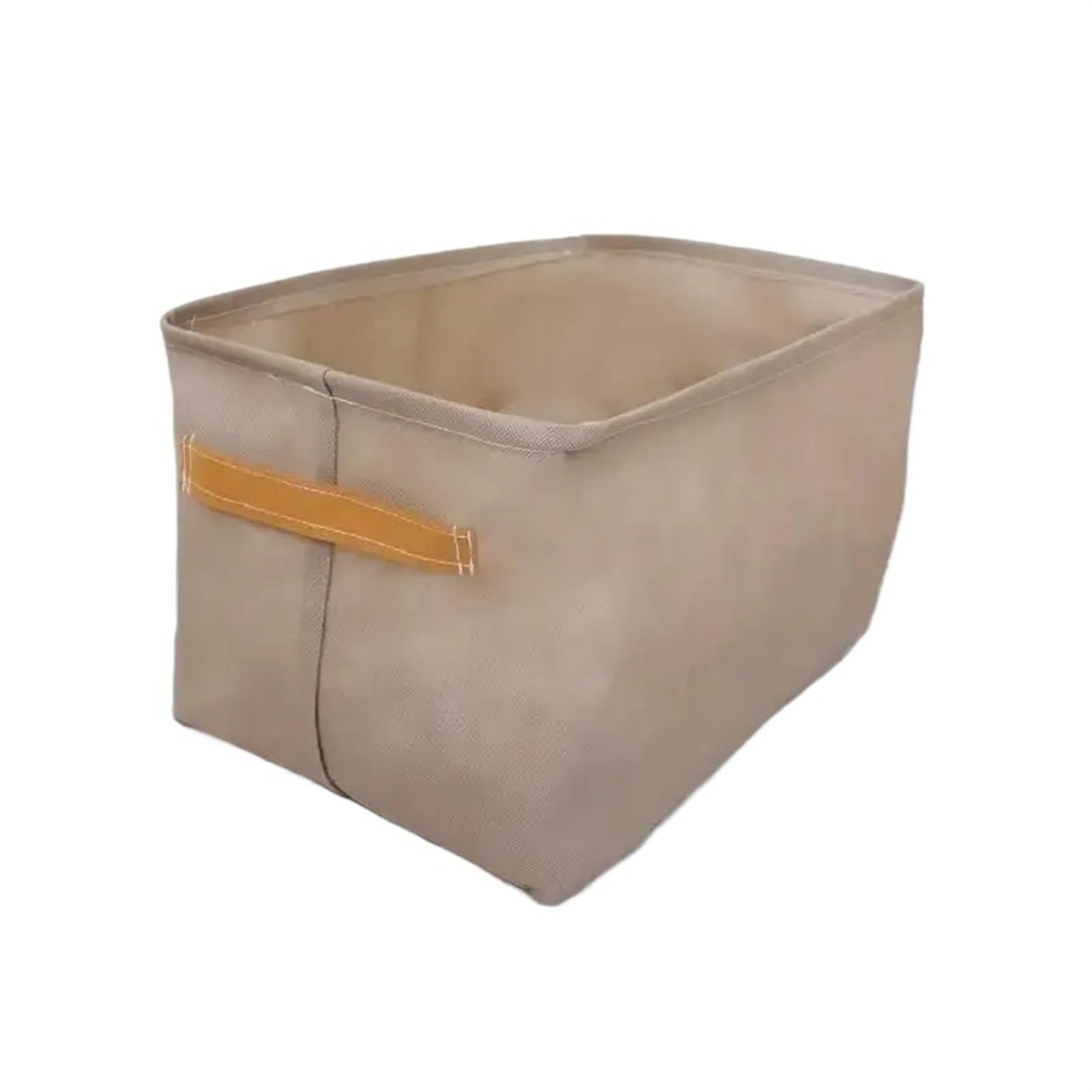 CGUOHU 8pcs Foldable Clothes And Miscellaneous Items Storage Box With Steel Frame Wardrobe Organization And For Wardrobe Storage(Khaki,42x28x25cm)