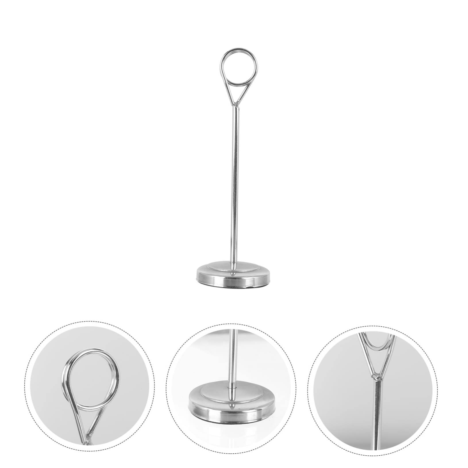 CHILDWEET 1pc Plate Seat Table Cards Holder Dishes Name Rack Ordering Cards Stand Menu Cards Holder Memos Rack Table Number Stand Menu Holder Simple Holder Place Cards Holder Menu Rack