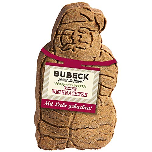 Hundekekse Weihnachtsmann | 10 x XXL Weihnachtsmann | gebacken von Bubeck