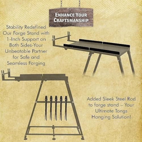 Support de kit de démarrage de forge en acier robuste Simond Store pour double brûleur - 7