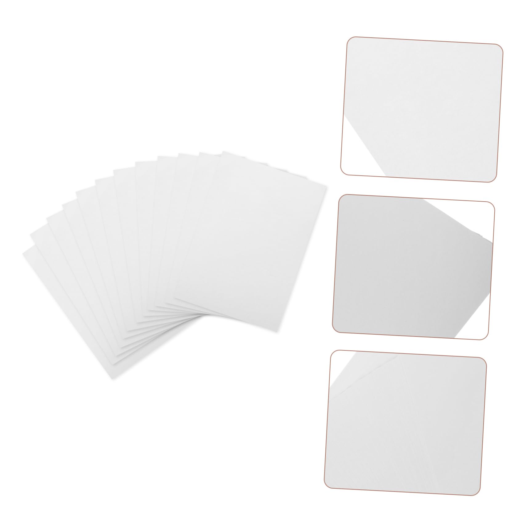 Papier à Dessin Aquarelle pour Artistes, 50 Feuilles, Blanc